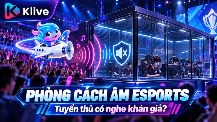 Vì sao giải esports dùng phòng cách âm? Tuyển thủ có nghe được khán giả không?