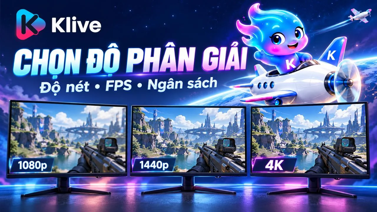 Chơi esports ở 1080p, 1440p và 4K khác nhau như thế nào?