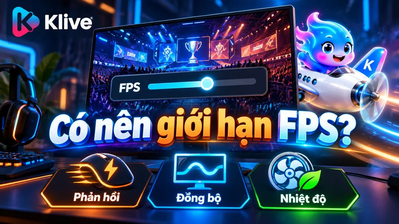 Có nên giới hạn FPS khi chơi esports? Cách chọn mức khóa theo mục tiêu