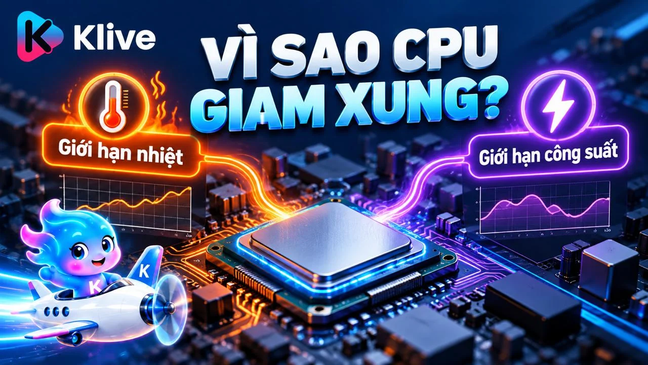 CPU throttling là gì? Cách phân biệt quá nhiệt với giới hạn công suất khi chơi game